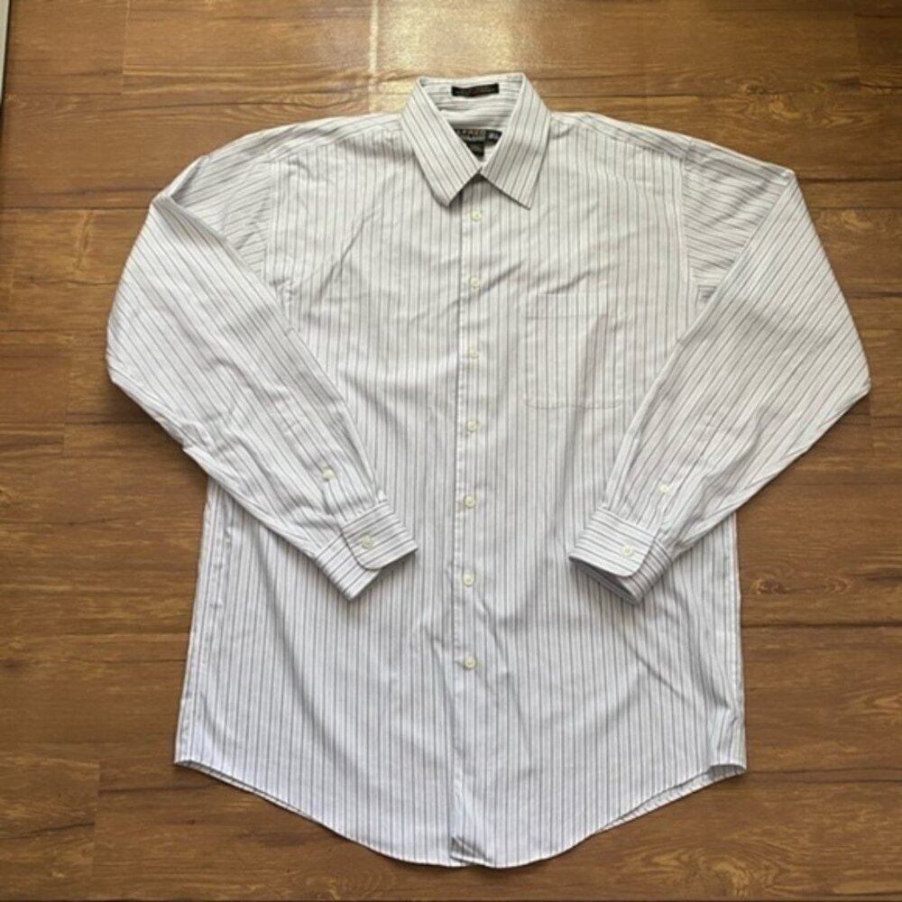 Alfred Sung Button Down Shirt 16 1/2